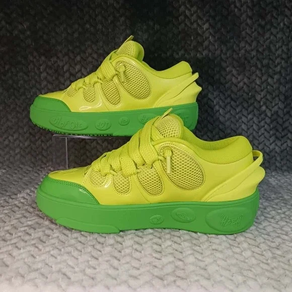 PUMA x Lamelo Ball LaFrance Assist Lifestyle Shoes Mens Green Lime Grinch Size 7